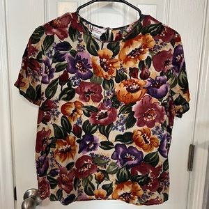 Vintage floral top